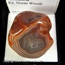 Mineral Specimen: Agate, variety: Lake Superior from Cass Co., Minnesota, Ex. Norm Woods Mineral Specimen: Agate, variety: Lake Superior from Cass Co., Minnesota, Ex. Norm Woods