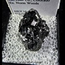 Mineral Specimen: Enargite from Longfellow Mine, Red Mountain Mining Dist., San Juan Co., Colorado, Ex. Norm Woods Mineral Specimen: Enargite from Longfellow Mine, Red Mountain Mining Dist., San Juan Co., Colorado, Ex. Norm Woods