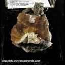 Mineral Specimen: Fluorite, Calcite, Pyrite from Pint's Quarry, Raymond, Blackhawk Co., Iowa, Ex. Norm Woods Mineral Specimen: Fluorite, Calcite, Pyrite from Pint's Quarry, Raymond, Blackhawk Co., Iowa, Ex. Norm Woods