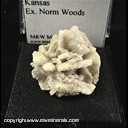 Mineral Specimen: Barite from Ellsworth Co., Kansas, Ex. Norm Woods Mineral Specimen: Barite from Ellsworth Co., Kansas, Ex. Norm Woods