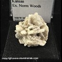 Mineral Specimen: Barite from Ellsworth Co., Kansas, Ex. Norm Woods