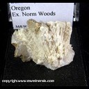 Mineral Specimen: Thomsonite-Ca from Springfield, Lane Co., Washington, Ex. Norm Woods Mineral Specimen: Thomsonite-Ca from Springfield, Lane Co., Washington, Ex. Norm Woods