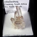 Mineral Specimen: Quartz with Manganese Inclusions from Johannesburg District, Gaunteng, South Africa, Ex. Norm Woods Mineral Specimen: Quartz with Manganese Inclusions from Johannesburg District, Gaunteng, South Africa, Ex. Norm Woods