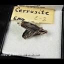 Mineral Specimen: Cerussite from England, Ex. Norm Woods Mineral Specimen: Cerussite from England, Ex. Norm Woods
