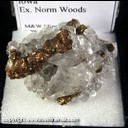 Mineral Specimen: Marcasite on Calcite from LaFarge Quarry, Buffalo, Scott Co., Iowa, Ex. Norm Wodos Mineral Specimen: Marcasite on Calcite from LaFarge Quarry, Buffalo, Scott Co., Iowa, Ex. Norm Wodos