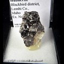 Mineral Specimen: Hubnerite from Blackbird dist., Lehmi Co., Idaho, Ex. Norm Woods Mineral Specimen: Hubnerite from Blackbird dist., Lehmi Co., Idaho, Ex. Norm Woods
