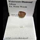 Mineral Specimen: Diamond, Waterworn from Africa, Ex. Norm Woods Mineral Specimen: Diamond, Waterworn from Africa, Ex. Norm Woods