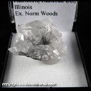 Mineral Specimen: Millerite on Calcite from Gray Quarry, Hamilton, Hancock Co., Illinois, Ex. Norm Woods Mineral Specimen: Millerite on Calcite from Gray Quarry, Hamilton, Hancock Co., Illinois, Ex. Norm Woods