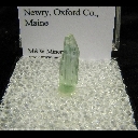 Minerals Specimen: Tourmaline from Denton Gem Quarry, Newry, Oxford Co., Maine Minerals Specimen: Tourmaline from Denton Gem Quarry, Newry, Oxford Co., Maine