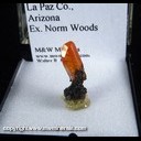 Mineral Specimen: Wulfenite from Red Cloud Mine, La Paz Co., Arizona, Ex. Norm Woods Mineral Specimen: Wulfenite from Red Cloud Mine, La Paz Co., Arizona, Ex. Norm Woods