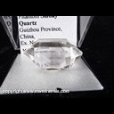 Mineral Specimen: Quartz, Double Terminated with Phantom from Guizhou Province, China, Ex. Norm Woods Mineral Specimen: Quartz, Double Terminated with Phantom from Guizhou Province, China, Ex. Norm Woods