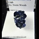 Mineral Specimen: Azurite, Malachite from Blue Grotto prospect, La Sal, San Juan Co., Utah, Ex. Norm Woods