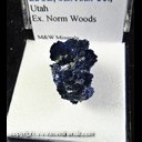 Mineral Specimen: Azurite, Malachite from Blue Grotto prospect, La Sal, San Juan Co., Utah, Ex. Norm Woods Mineral Specimen: Azurite, Malachite from Blue Grotto prospect, La Sal, San Juan Co., Utah, Ex. Norm Woods