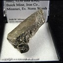Mineral Specimen: Pyrite Bar from Butterstick Pocket (1974 find), 1250 foot level, Buick Mine, Iron Co., Missouri, Ex. Norm Woods