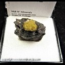 Mineral Specimen: Sphalerite from Lockport, Niagara Co., New York, Ex. Norm Woods Mineral Specimen: Sphalerite from Lockport, Niagara Co., New York, Ex. Norm Woods