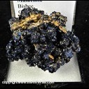 Mineral Specimen: Azurite, minor Malachite from Bisbee, Cochise Co., Arizona, Ex. Norm Woods Mineral Specimen: Azurite, minor Malachite from Bisbee, Cochise Co., Arizona, Ex. Norm Woods