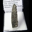 Mineral Specimen: Pyrite Bar from Butterstick Pocket (1974 find), 1250 foot level, Buick Mine, Iron Co., Missouri, Ex. Norm Woods