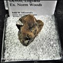 Mineral Specimen: Andradite Garnet from Belstone Consols, Belstone, West Devon, Devon, England, Ex. Norm Woods Mineral Specimen: Andradite Garnet from Belstone Consols, Belstone, West Devon, Devon, England, Ex. Norm Woods