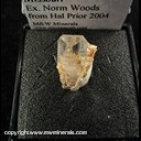 Mineral Specimen: Barite from Lamb Mine, Morgan Co., Missouri, Ex. Norm Woods Mineral Specimen: Barite from Lamb Mine, Morgan Co., Missouri, Ex. Norm Woods