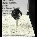 Mineral Specimen: Hematite variety: Iron Rose from Ouro Preto, Minas Gerais, Brazil, Ex. Norm Woods Mineral Specimen: Hematite variety: Iron Rose from Ouro Preto, Minas Gerais, Brazil, Ex. Norm Woods