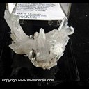 Mineral Specimen: Unidentified spherical, acicular, light blue, needle like crystals on Quartz from Concepcion del Oro, Zacatecas, Mexico, Ex. Norm Woods Mineral Specimen: Unidentified spherical, acicular, light blue, needle like crystals on Quartz from Concepcion del Oro, Zacatecas, Mexico, Ex. Norm Woods