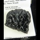 Mineral Specimen: Psilemolane variety: Rat's Fur from Rattlesnake Canyon, Old Hadley mining dist., Cooks Peak mining dist., Luna Co., New Mexico, Ex. Norm Woods Mineral Specimen: Psilemolane variety: Rat's Fur from Rattlesnake Canyon, Old Hadley mining dist., Cooks Peak mining dist., Luna Co., New Mexico, Ex. Norm Woods