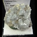 Mineral Specimen: Celestine, Calcite from Clay Center, Ottawa Co., Ohio, Ex. Norm Woods