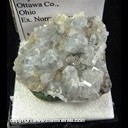 Mineral Specimen: Celestine, Calcite from Clay Center, Ottawa Co., Ohio, Ex. Norm Woods Mineral Specimen: Celestine, Calcite from Clay Center, Ottawa Co., Ohio, Ex. Norm Woods