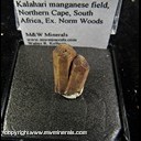Mineral Specimen: Sturmanite from Black Rock Mine, Black Rock, Kalahari Manganese field, Northern Cape Province, South Africa, Ex. Norm Woods Mineral Specimen: Sturmanite from Black Rock Mine, Black Rock, Kalahari Manganese field, Northern Cape Province, South Africa, Ex. Norm Woods