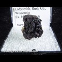 Mineral Specimen: Chalcocite from Flambeau Mine, Ladysmith, Rusk Co., Wisconsin, Ex. Norm Woods Mineral Specimen: Chalcocite from Flambeau Mine, Ladysmith, Rusk Co., Wisconsin, Ex. Norm Woods