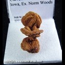 Mineral Specimen: Barite with included Sand from Norman, Cleveland Co., Oklahoma, Ex. Norm Woods Mineral Specimen: Barite with included Sand from Norman, Cleveland Co., Oklahoma, Ex. Norm Woods