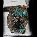 Mineral Specimen: Rosasite, Hemimorphite from Durango, Mexico Ex. Norm Woods Mineral Specimen: Rosasite, Hemimorphite from Durango, Mexico Ex. Norm Woods