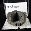 Mineral Specimen: Galena altering to Lead Oxides from Missouri, Ex. Norm Woods Mineral Specimen: Galena altering to Lead Oxides from Missouri, Ex. Norm Woods