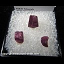 Mineral Specimen: Ruby Corundum (partially waterworn) from Cowee Valley, Macon Co., North Carolina Mineral Specimen: Ruby Corundum (partially waterworn) from Cowee Valley, Macon Co., North Carolina