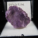 Mineral Specimen: Stichtite, minor Serpentine from location unknown, Ex. Norm Woods Mineral Specimen: Stichtite, minor Serpentine from location unknown, Ex. Norm Woods