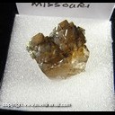 Mineral Specimen: Calcite, Iridescent Brown from Ramsey Creek, Clark Co., Missouri, Ex. Norm Woods Mineral Specimen: Calcite, Iridescent Brown from Ramsey Creek, Clark Co., Missouri, Ex. Norm Woods