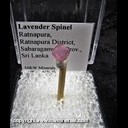 Mineral Specimen: Spinel (chipped on back) from Ratnapura, Ratnapura District, Sabaragamuwa Prov., Sri Lanka Mineral Specimen: Spinel (chipped on back) from Ratnapura, Ratnapura District, Sabaragamuwa Prov., Sri Lanka