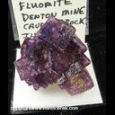 Mineral Specimen: Fluorite from Denton Mine, Cave-In-Rock, Hardin Co., Illinois, Ex. Norm Woods Mineral Specimen: Fluorite from Denton Mine, Cave-In-Rock, Hardin Co., Illinois, Ex. Norm Woods