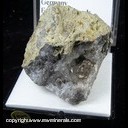 Mineral Specimen: Smoky Quartz in Calcite Geode from Germany, Ex. Norm Woods Mineral Specimen: Smoky Quartz in Calcite Geode from Germany, Ex. Norm Woods