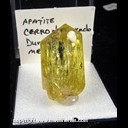 Mineral Specimen: Fluorapatite from Mina Cerro de Mercado, Victoria de Durango, Municipio de Durango, Durango, Mexico, Ex. Norm Woods Mineral Specimen: Fluorapatite from Mina Cerro de Mercado, Victoria de Durango, Municipio de Durango, Durango, Mexico, Ex. Norm Woods