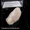 Mineral Specimen: Beryl variety:Morganite from Fillow Quarry, Branchville, Redding, Fairfield Co., Connecrticut, Ex. University of Michigan Geology Dept., #UM6470 Mineral Specimen: Beryl variety:Morganite from Fillow Quarry, Branchville, Redding, Fairfield Co., Connecrticut, Ex. University of Michigan Geology Dept., #UM6470