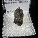 Mineral Specimen: Tetradymite from Ouray Co., Colorado, Ex. University of Michigan Geology Dept., #UM5763 Mineral Specimen: Tetradymite from Ouray Co., Colorado, Ex. University of Michigan Geology Dept., #UM5763