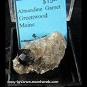 Mineral Specimen: Almandine Garnet, Muscovite, Smoky Quartz from Greenwood, Oxford Co., Maine, ex. Mineral Collector rock shop in Bryant Pond, Maine Mineral Specimen: Almandine Garnet, Muscovite, Smoky Quartz from Greenwood, Oxford Co., Maine, ex. Mineral Collector rock shop in Bryant Pond, Maine