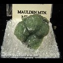 Mineral Specimen: Wavellite from Mauldin Mountain, Montgomery Co., Arkansas, Ex. Norm Woods