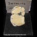 Mineral Specimen: Datolite (unpolished) from Lake Superior Copper District, Upper Peninsula, Michigan, Ex. Norm Woods Mineral Specimen: Datolite (unpolished) from Lake Superior Copper District, Upper Peninsula, Michigan, Ex. Norm Woods