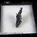 Mineral Specimen: Stibnite from Oaxaca, Mexico, Ex. Norm Woods Mineral Specimen: Stibnite from Oaxaca, Mexico, Ex. Norm Woods