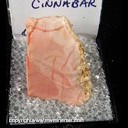 Mineral Specimen: Opal with included Cinnabar from Oregon, Ex. Norm Woods Mineral Specimen: Opal with included Cinnabar from Oregon, Ex. Norm Woods