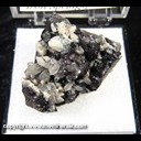 Mineral Specimen: Hematite variety: Specular, Calcite, Quartz from Great Western Orebody, Three Peaks, Iron Springs Mining Dist., Iron Co., Utah, Ex. Norm Woods Mineral Specimen: Hematite variety: Specular, Calcite, Quartz from Great Western Orebody, Three Peaks, Iron Springs Mining Dist., Iron Co., Utah, Ex. Norm Woods
