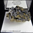 Mineral Specimen: Polybasite, Chalcopyrite from Fresnillo de Gonzalez Echeverria, Municipio de Fresnillo, Zacatecas, Mexico, Ex. Norm Woods Mineral Specimen: Polybasite, Chalcopyrite from Fresnillo de Gonzalez Echeverria, Municipio de Fresnillo, Zacatecas, Mexico, Ex. Norm Woods