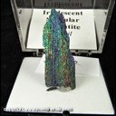 Mineral Specimen: Hematite, variety: Rainbow from Andrade Mine, Joao Monlevade, Iron Quadrangle, Minas Gerais, Brazil, Ex. Norm Woods Mineral Specimen: Hematite, variety: Rainbow from Andrade Mine, Joao Monlevade, Iron Quadrangle, Minas Gerais, Brazil, Ex. Norm Woods